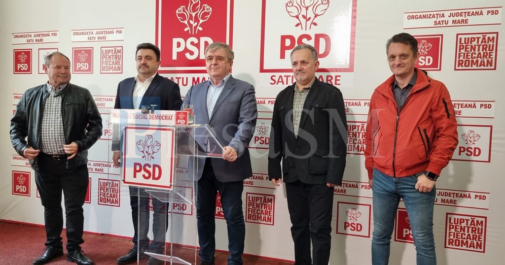 FOTO/VIDEO. Sindicatele din Satu Mare susțin PSD în lupta electorală. Govor: "Au ales să vină alături de noi"