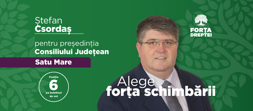 Ștefan Csordaș: "Județul Satu Mare ar trebui să fie un rai al parcurilor industriale ... și va fi"