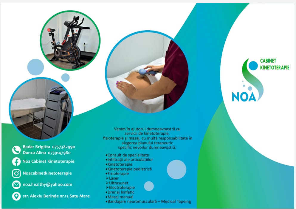 IMPORTANT. Dr. Andreea Cioltean, reumatolog de renume, consultă la Cabinetul NOA din Satu Mare