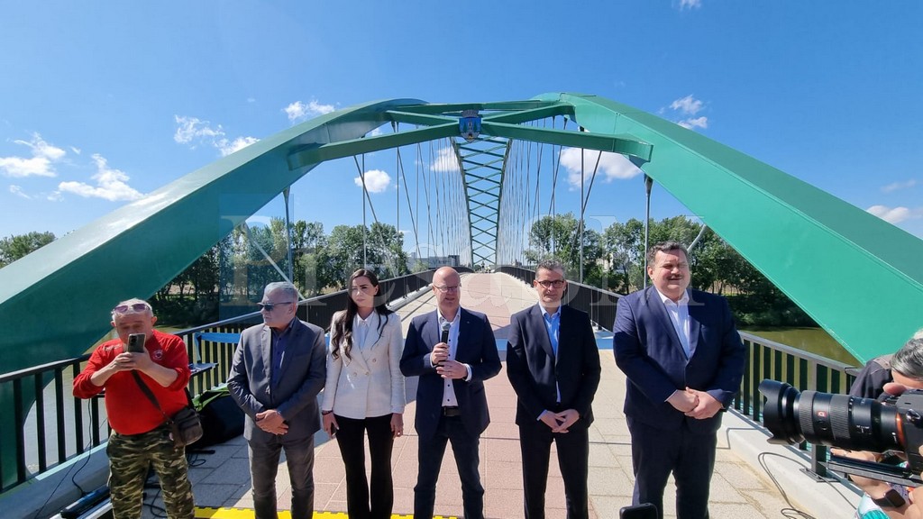 FOTO. Pasarela pietonală din Satu Mare va avea un nume! Subliniază respectul între români și maghiari
