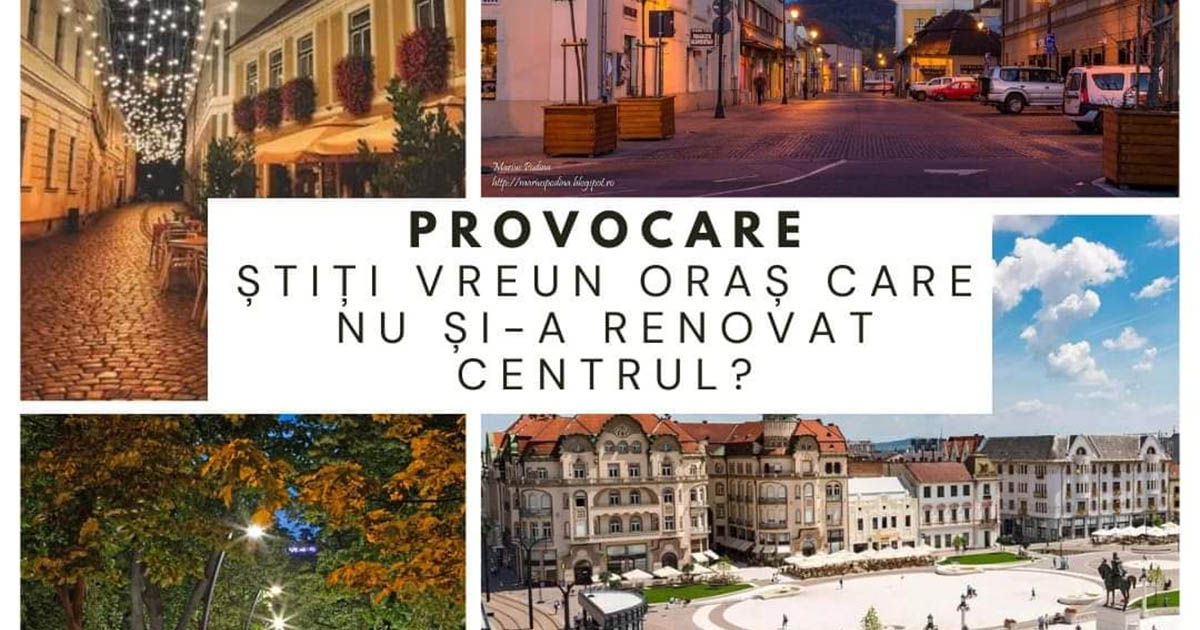 Radu Panait lansează o provocare inedită pentru sătmăreni: "Numiți un oraș din România care nu și-a renovat centrul"