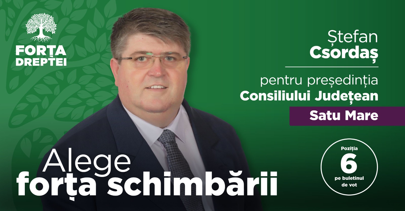 Ștefan Csordaș își dorește să aplice experiența de business în administrația publică sătmăreană