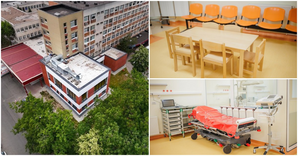 FOTO. Urgențe pentru copii, la Spitalul Județean. Noua clădire ultramodernă e gata