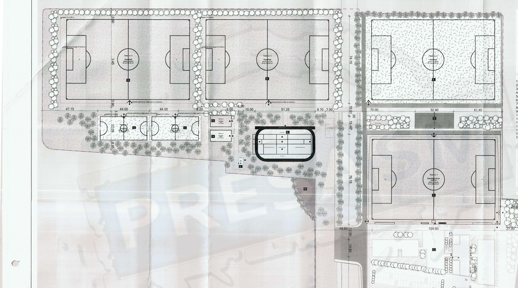 FOTO. Începe construirea Academiei de Fotbal din Satu Mare. Un complex sportiv uriaș