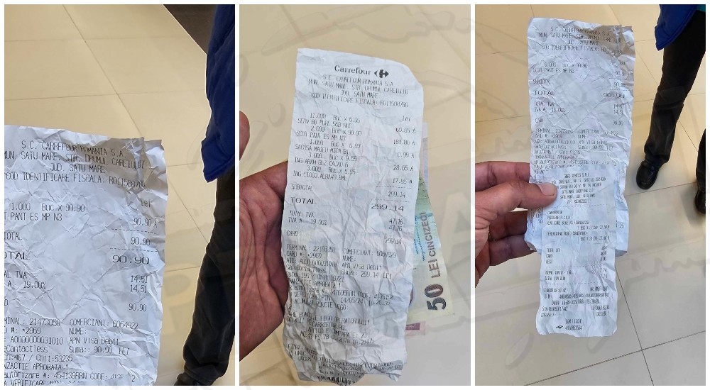 FOTO. Sătmărean onest acuzat aberant de furt la Carrefour! Greșeala a fost a angajaților