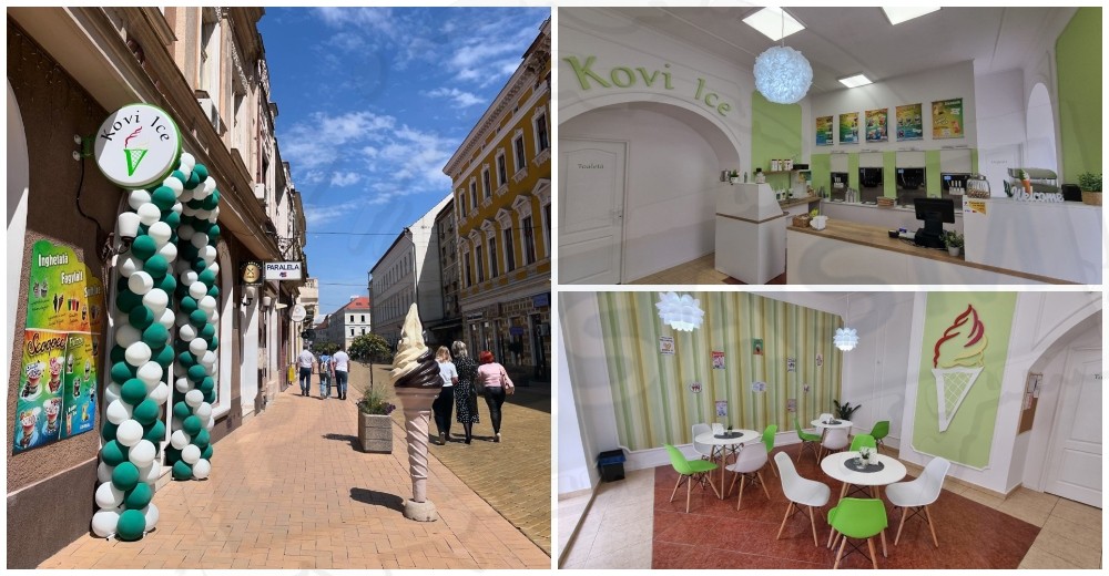 FOTO. Înghețata Kovi Ice: Deliciul unicat din inima municipiului Satu Mare