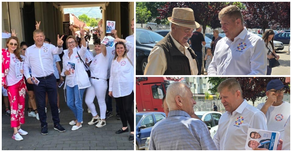 Octavian Petric s-a întâlnit cu simpatizanții în Târgul din Negrești-Oaș: Promisiuni pentru un viitor mai bun în Țara Oașului