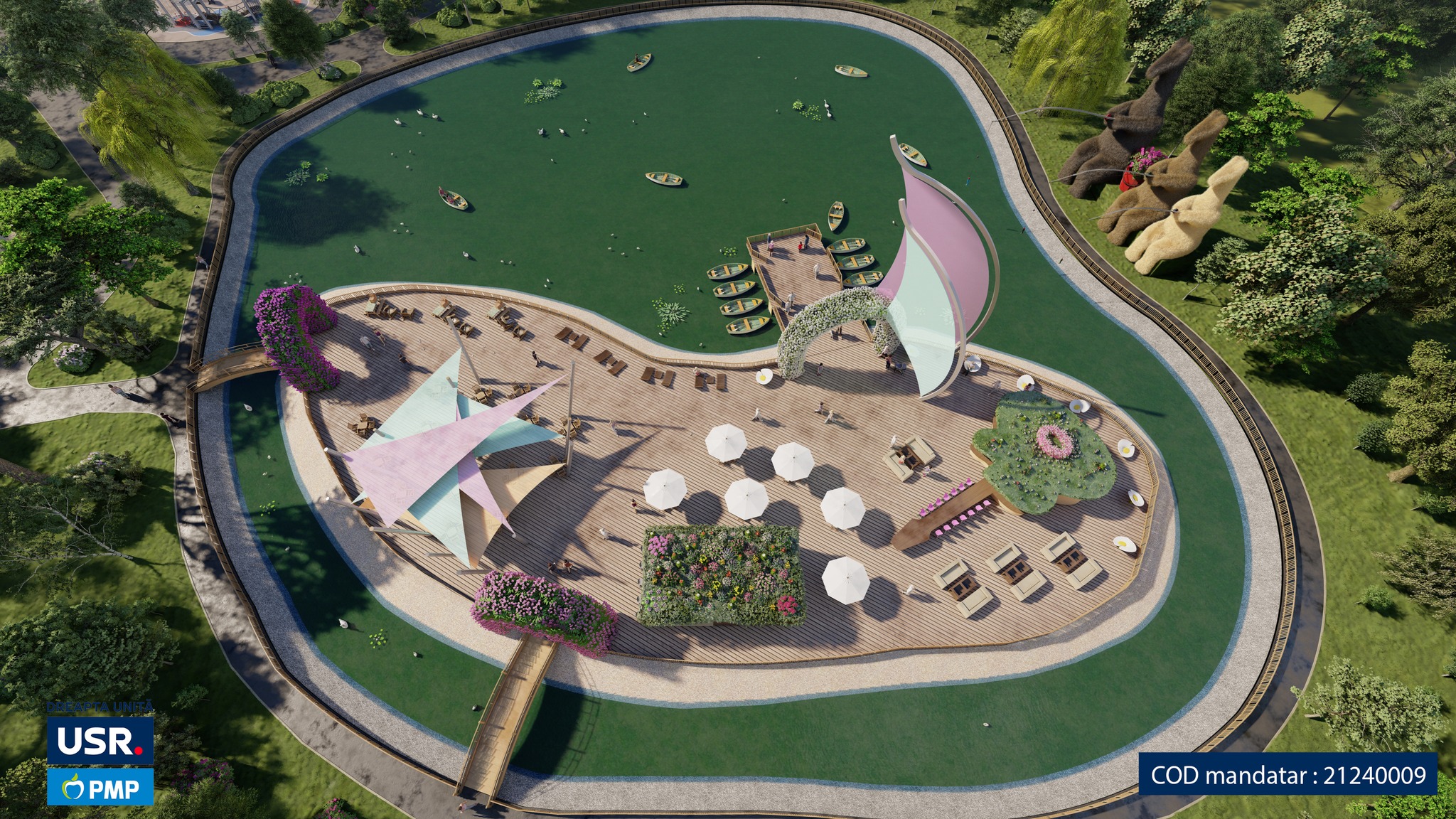 FOTO/VIDEO. Grădina Romei, schimbare spectaculoasă. Proiectul propus de Radu Panait (USR)