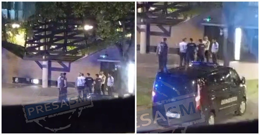 VIDEO. Scandal după Ziua Orașului. Un individ a amenințat polițiștii în centrul Sătmarului
