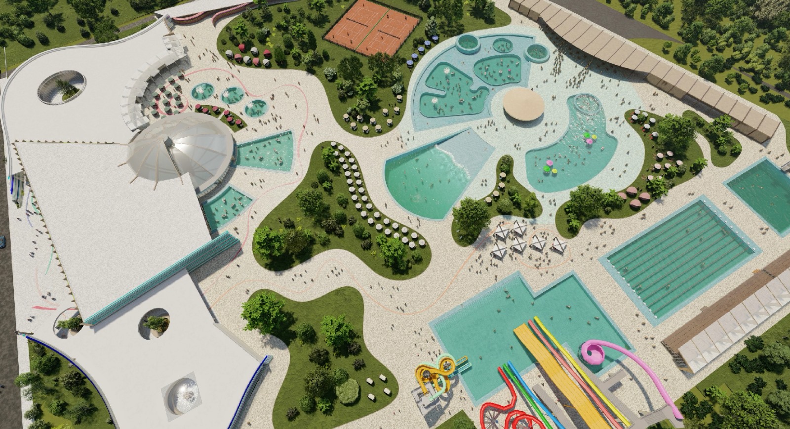 VIDEO. 12,5 milioane euro pentru ștrandul din municipiul Satu Mare. Proiectul lui Radu Panait