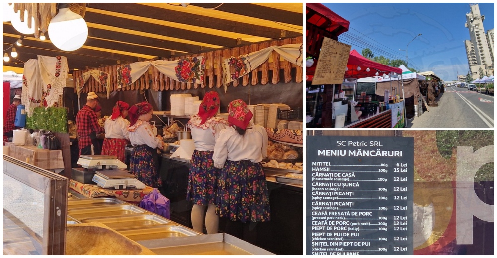FOTO. Ce prețuri sunt la terase, de Zilele Orașului Satu Mare. Cât costă micii, berea, grătarele, cartofii și deserturile