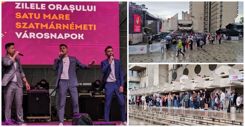 FOTOGALERIE. Furtuna a dat peste cap startul oficial al Zilelor Orașului Satu Mare