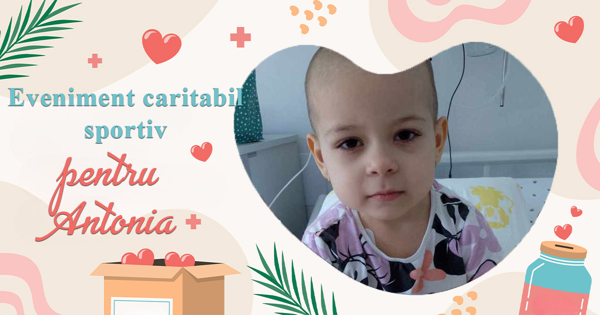 Micuța Antonia are nevoie de ajutorul vostru. Eveniment caritabil sportiv la Turulung
