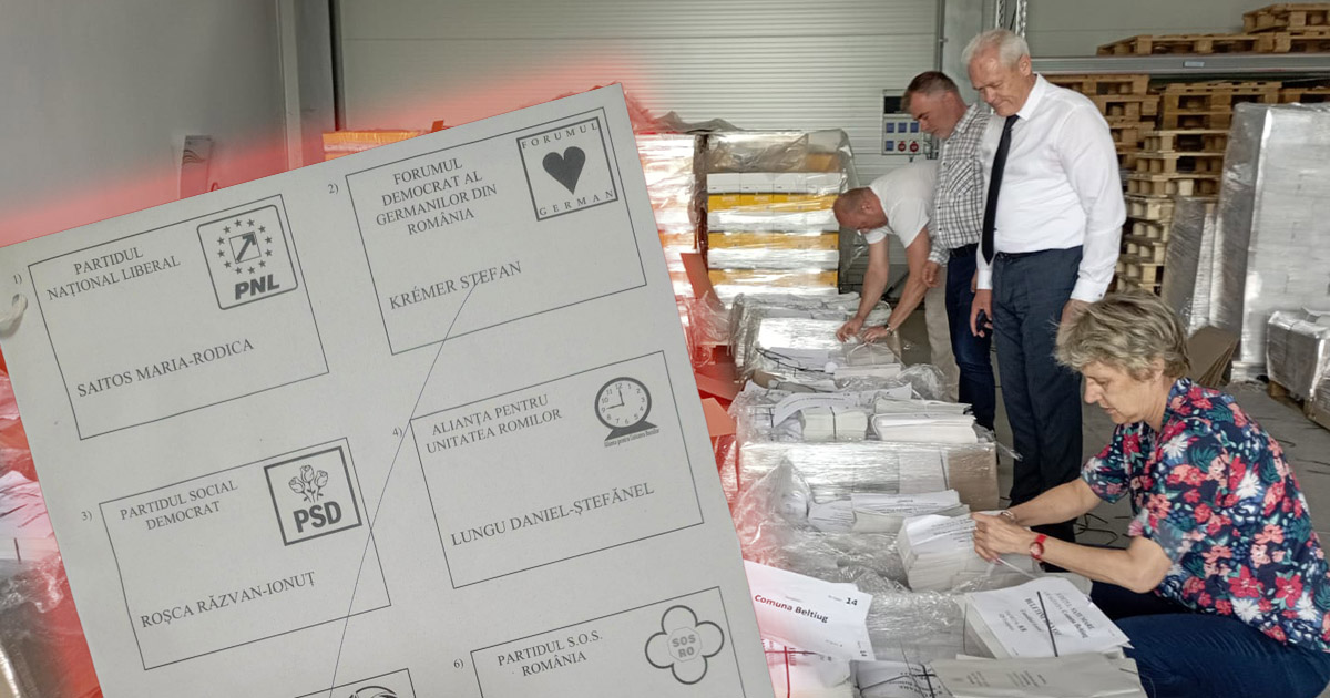 Procesul de votare începe cu stângul la Satu Mare. Buletine de vot tipărite greșit
