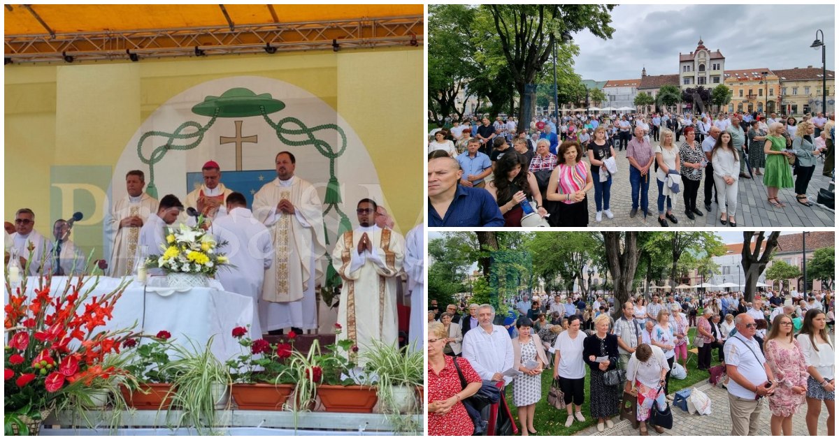FOTO/VIDEO. Sărbătoare în inima Sătmarului. Credincioșii romano-catolici participă la hramul diecezei