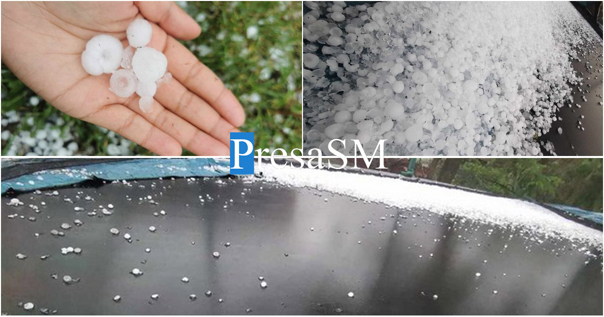 FOTO/VIDEO. A căzut grindină de dimensiuni medii în județul Satu Mare