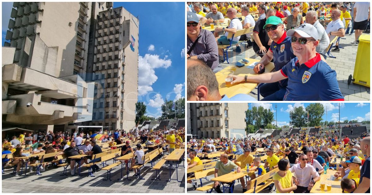 FOTO/VIDEO. Hai România! Sute de sătmăreni, alături de tricolori, în centrul orașului