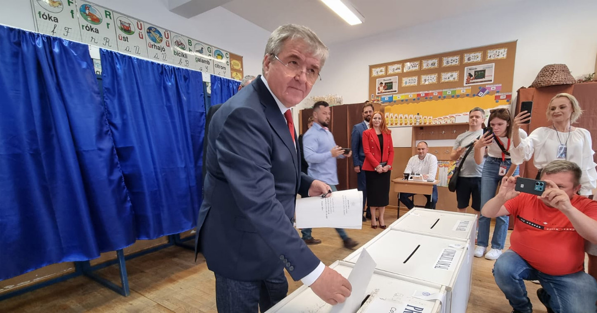 FOTO/VIDEO. Președintele PSD Mircea Govor, la urne. Ce a spus social democratul la ieșirea de la urne