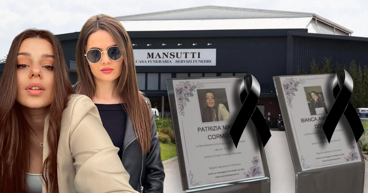 Zi de doliu proclamată în Udine, în memoria celor două sătmărence: Patrizia și Bianca