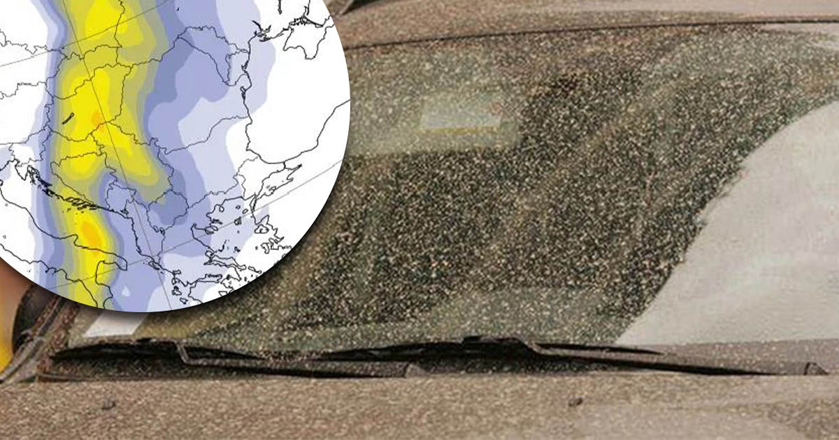 HARTĂ. Un nou val de praf saharian deasupra țării. Va ajunge și la Satu Mare