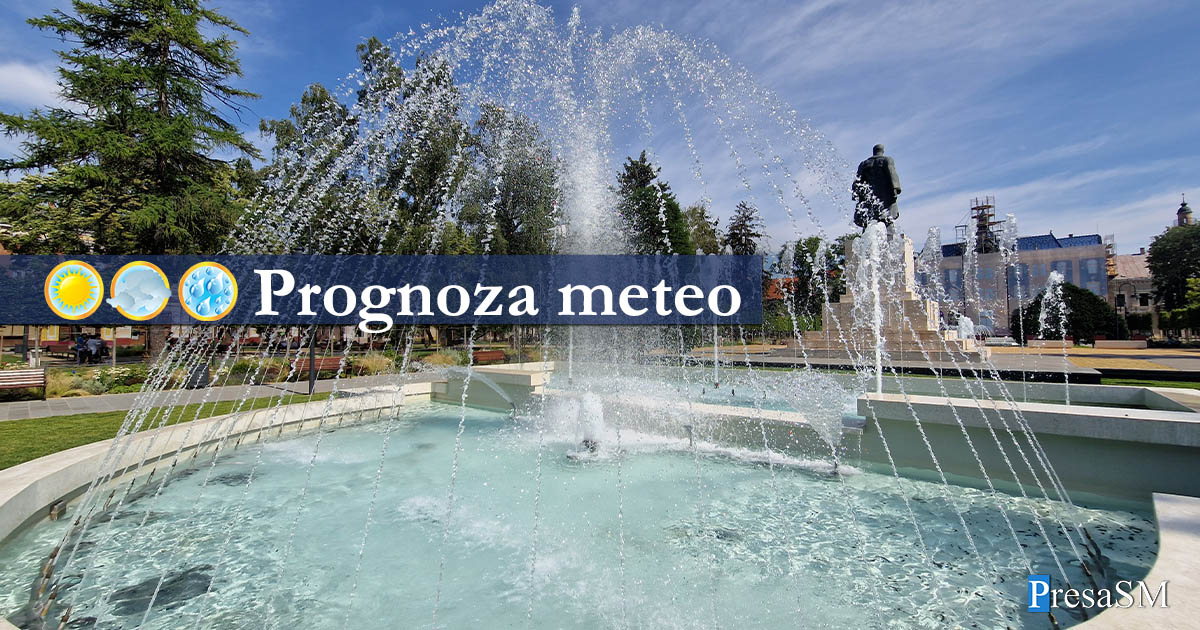 Prognoza meteo pentru săptămână următoare. Scad temperaturile la Satu Mare. Ce maxime sunt așteptate în următoarele zile