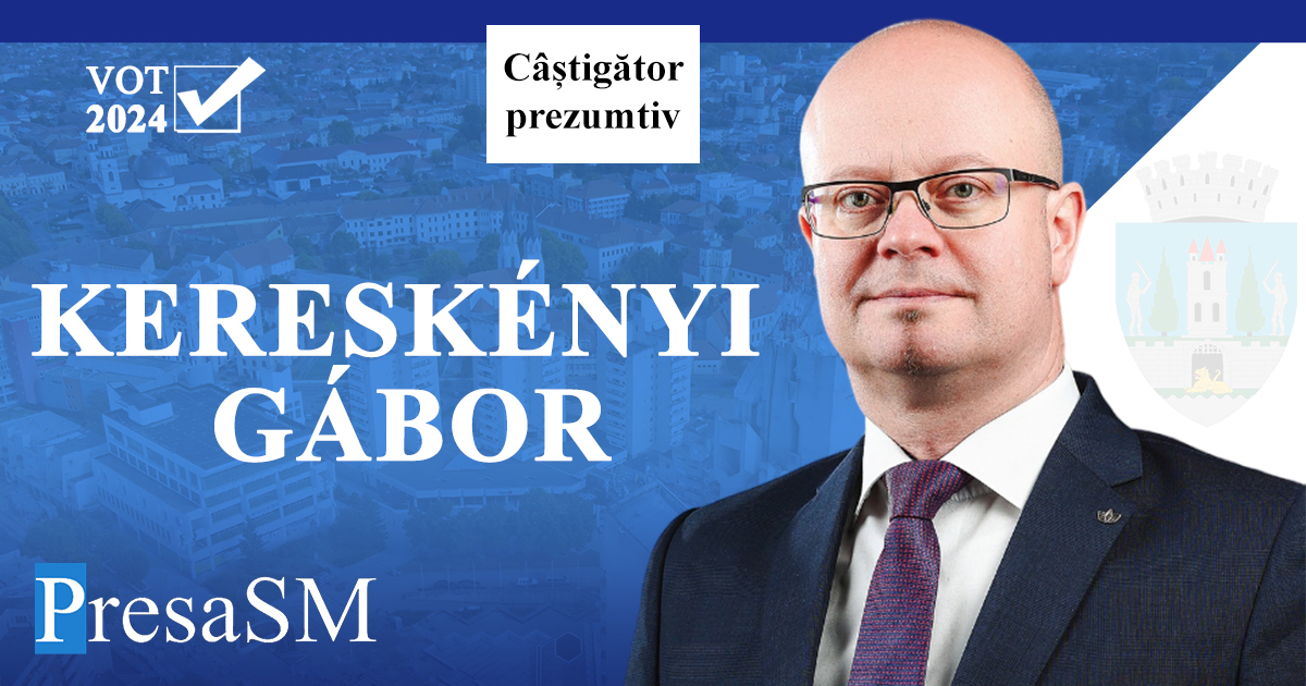 VIDEO. Kereskényi Gábor rămâne primarul municipiului Satu Mare. Primele declarații. Victorie răsunătoare