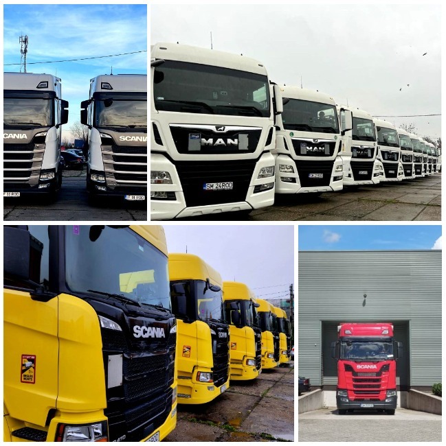 O firmă de transport din județ se dezvoltă. Birou și flotă noi, se face angajare de personal. Salariile ÎN MÂNĂ încep de la 4000 de lei