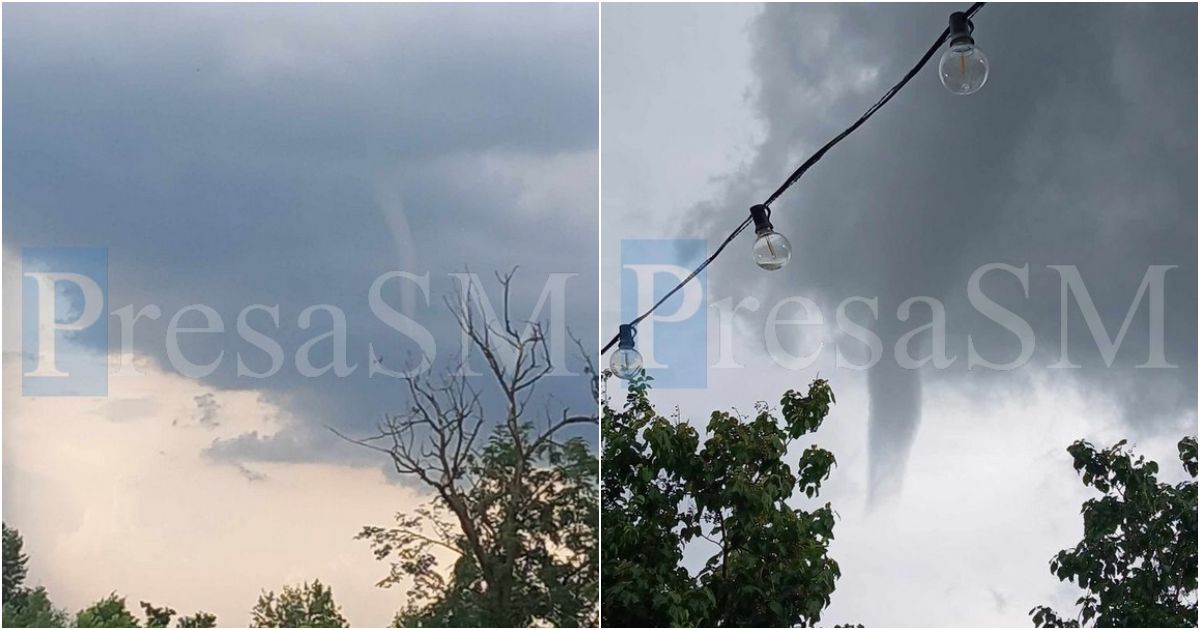 FOTO. Nor-pâlnie surprins în mai multe localități din județul Satu Mare