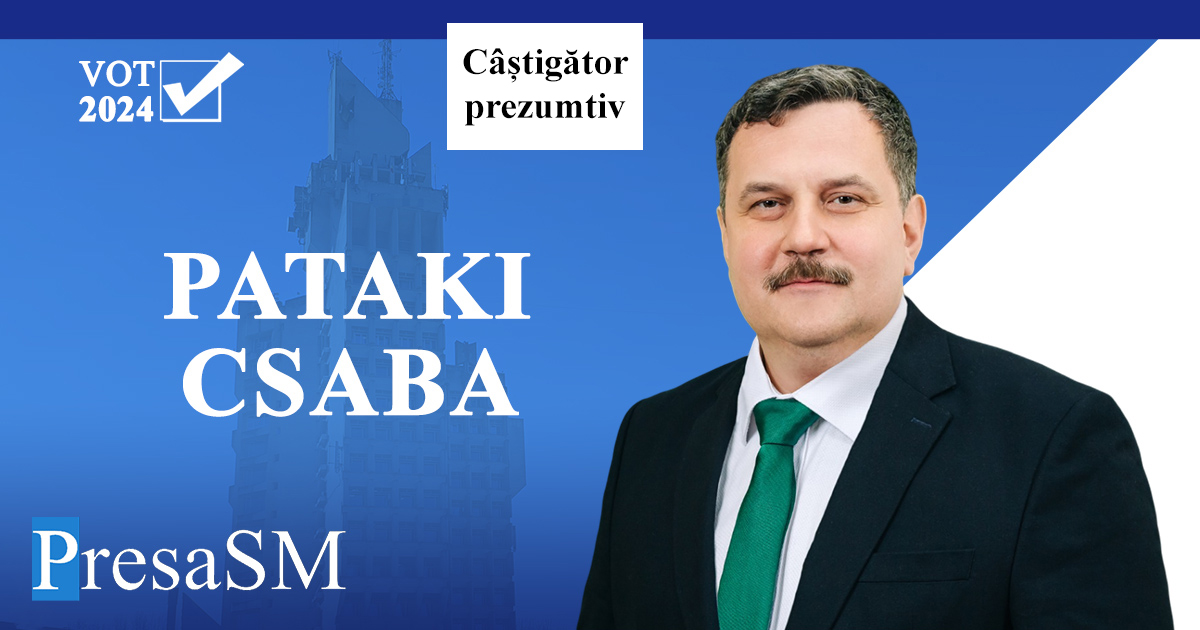 Pataki Csaba câștigă un nou mandat la șefia Consiliului Județean Satu Mare