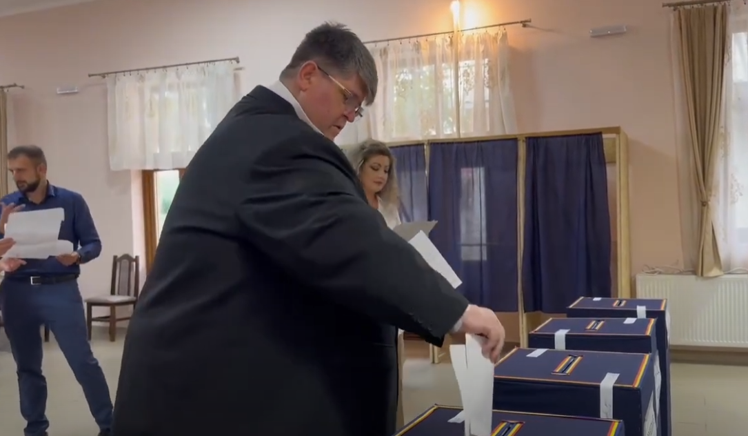 VIDEO. Ștefan Csordaș a votat pentru o Românie mai frumoasă și schimbare