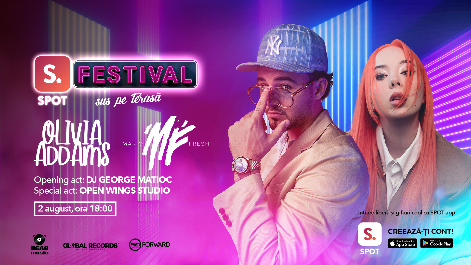 Shopping City Satu Mare găzduiește un concert de senzație cu Olivia Addams și Mario Fresh