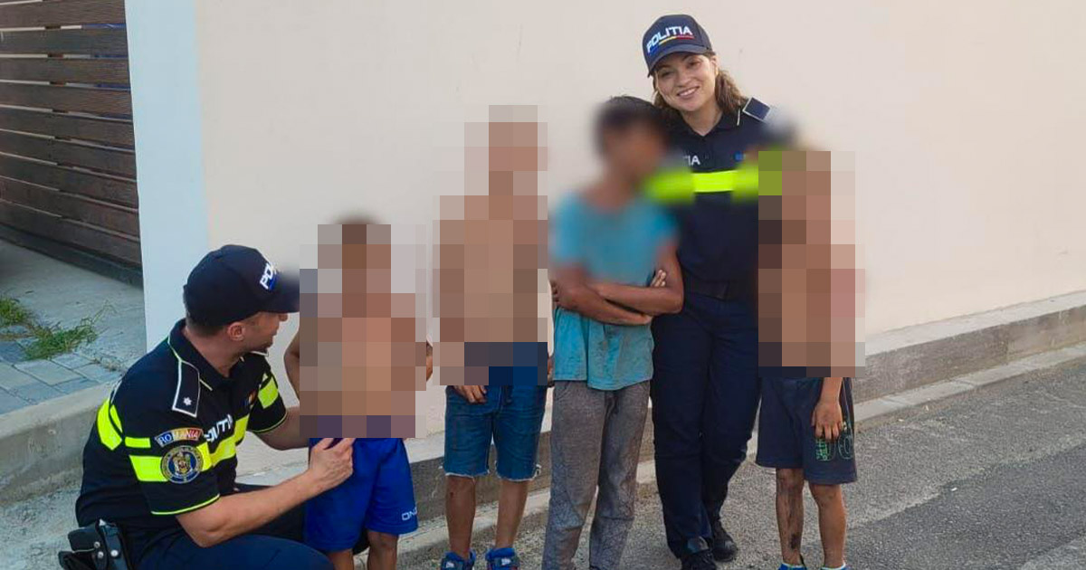 FOTO. Se întâmplă în România. Patru copii, dispăruți timp de 4 zile. Ce le-au spus polițiștilor, de ce au fugit de acasă