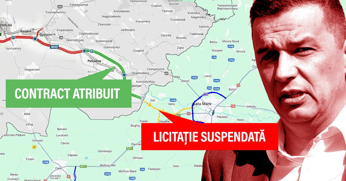 USR îl acuză pe Grindeanu că blochează drumul expres Satu Mare - Oar. Licitația, suspendată din martie