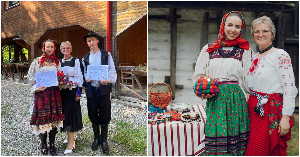 FOTO. Doi sătmăreni, premianți la Olimpiada Meșteșugurilor. Irinuca a câștigat, din nou, Premiul I