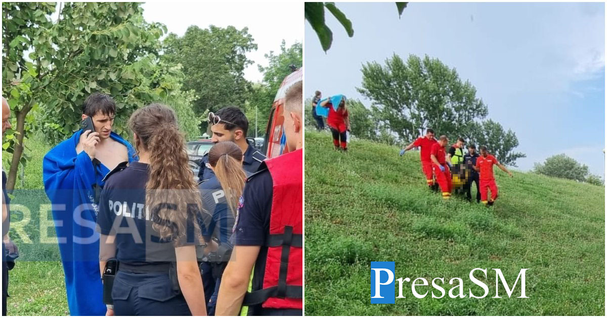 FOTO. El este David, eroul din Satu Mare! A salvat o tânără din râul Someș