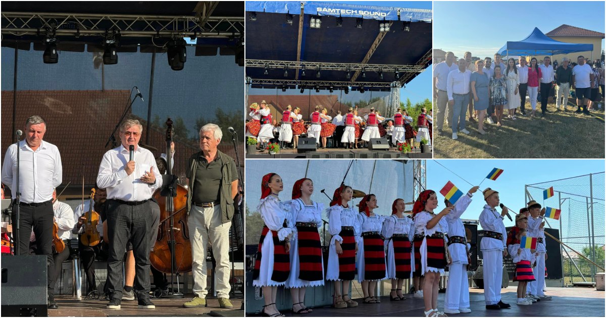 FOTO. Localitatea Decebal, în zi de sărbătoare. PSD Satu Mare, alături de comunitatea locală