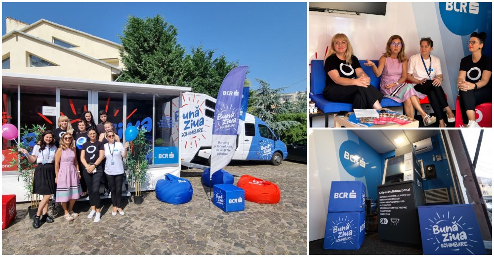 FOTO. Caravana „Bună ziua, schimbare!” ajunge, în premieră, în județul Satu Mare, la Tășnad. cOmunitatea va beneficia mai ușor de servicii financiare și tehnologie