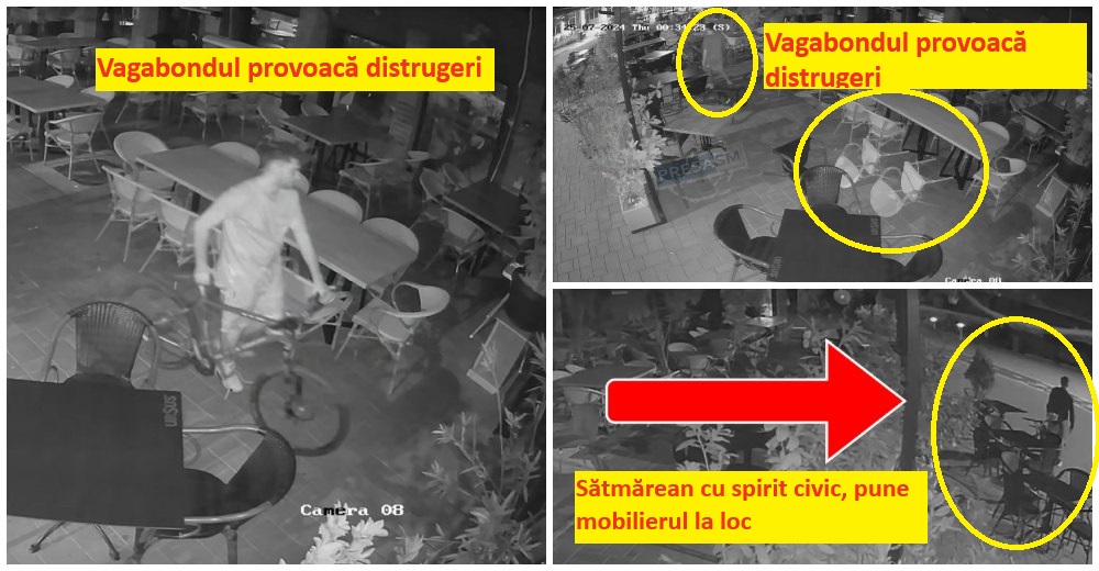 VIDEO. Municipiul Satu Mare, pe timp de noapte: unii sătmăreni sunt răi, alții cu spirit civic