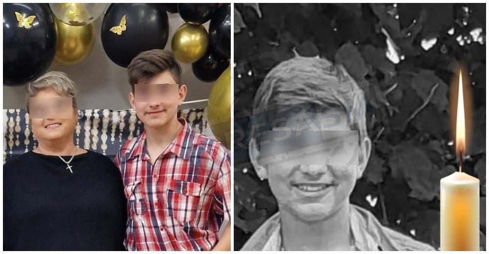 FOTO. Mesajul sfâșietor al nașei lui Darius, tânărul (15) din Ardud mort în Anglia