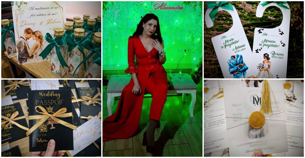 O afacere spectaculoasă pornită de o tânără de 22 de ani din Oaș: A.D Invitații & Accesorii