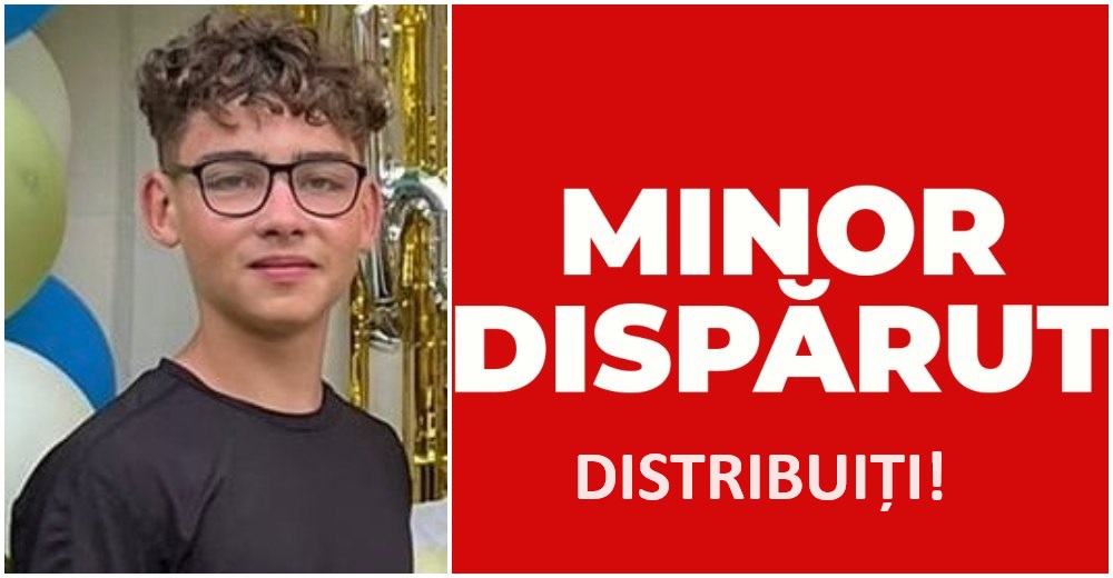 FOTO. Mihai (16 ani) a dispărut fără urmă. Este căutat și în județul Satu Mare