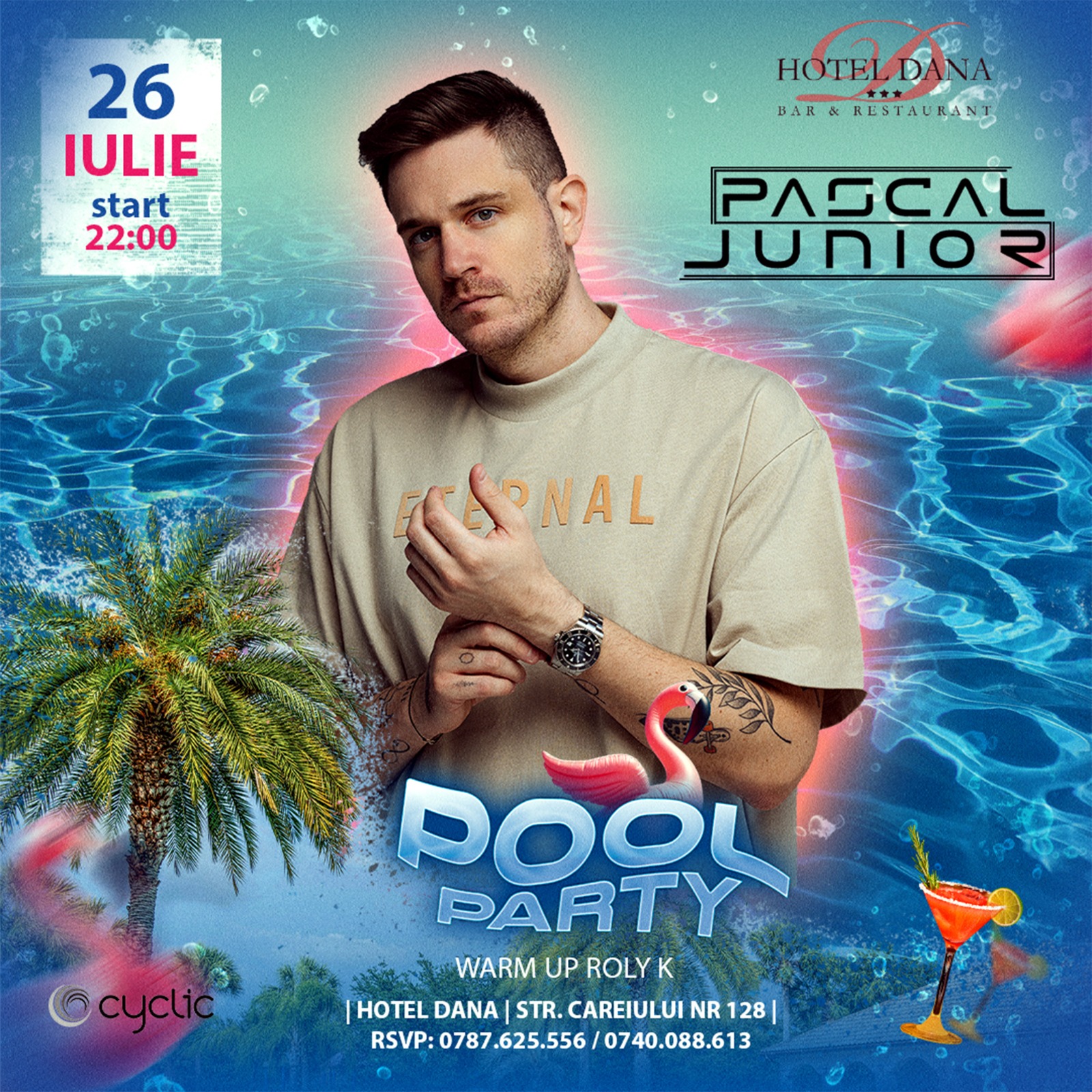 Pool Party-ul verii la Hotel Dana, în municipiul Satu Mare
