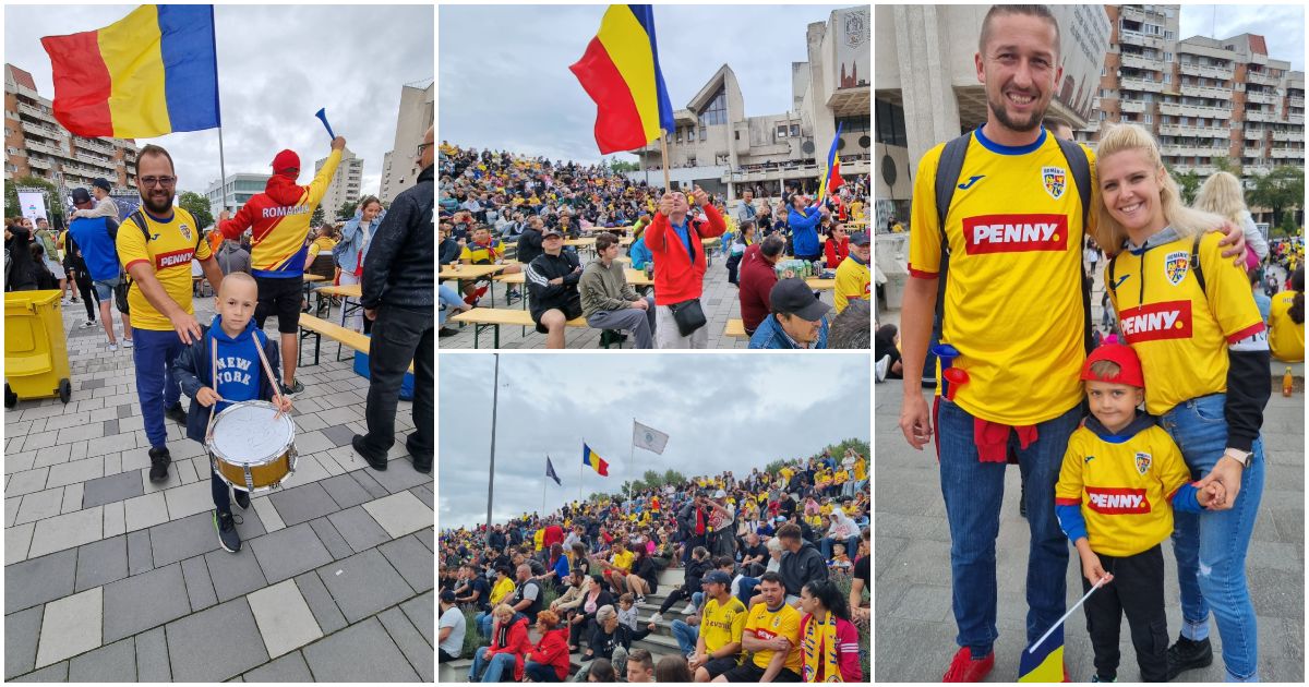 FOTO/VIDEO. Hai România! Sătmărenii, cu sufletul alături de Tricolori