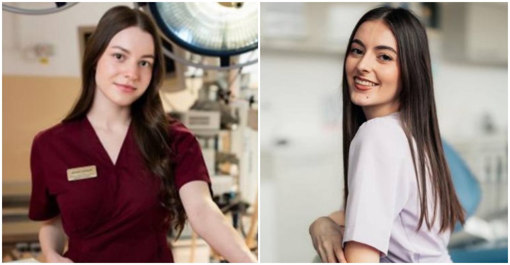FOTO. Două tinere din Satu Mare, șefe de promoție la Facultatea de Medicină din Cluj-Napoca