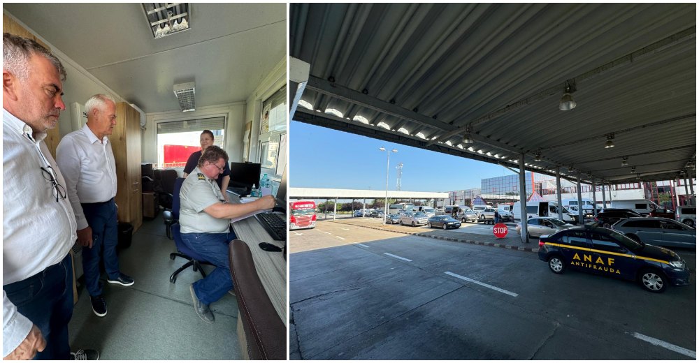 FOTO. Măsuri urgente în Vama Petea. S-a mai deschis o bandă pentru diminuarea aglomerării