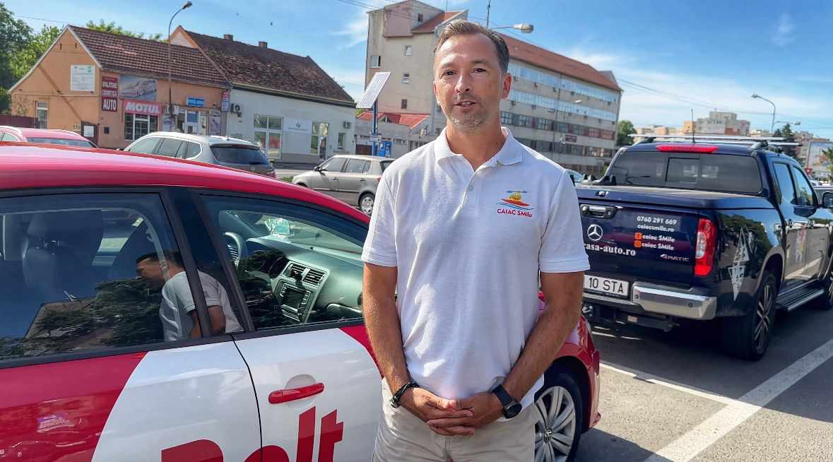 FOTO. Sătmăreanul care a revoluționat BOLT. Serviciu special pentru persoanele cu dizabilități