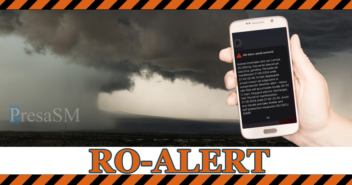 Cod portocaliu de furtuni, vijelii și ploi torențiale la Satu Mare. LISTA localităților aflate sub avertizare