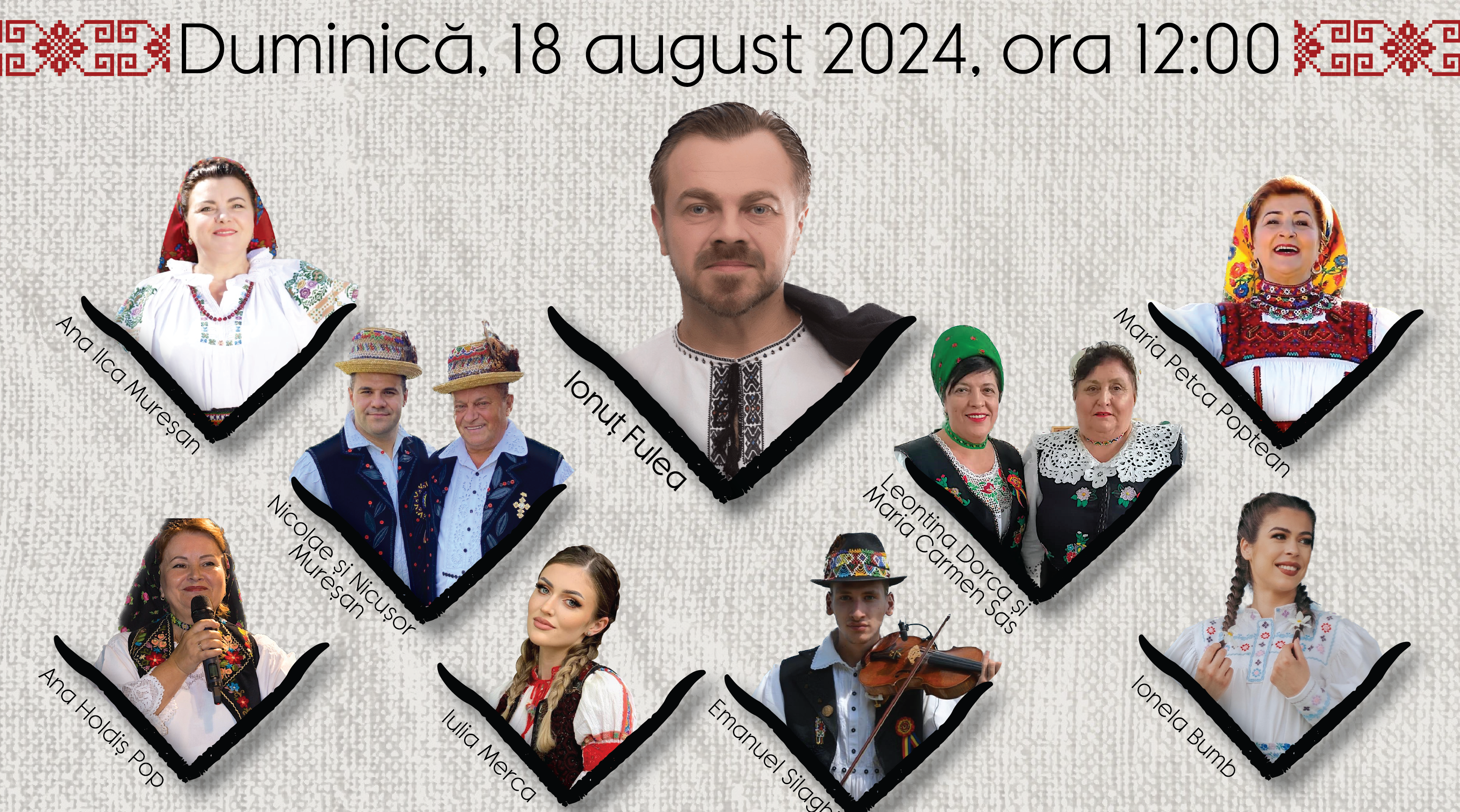 FOTO. Artiștii care vor cânta la Festivalul de la Oțeloaia. În sufletul Țării Codrului