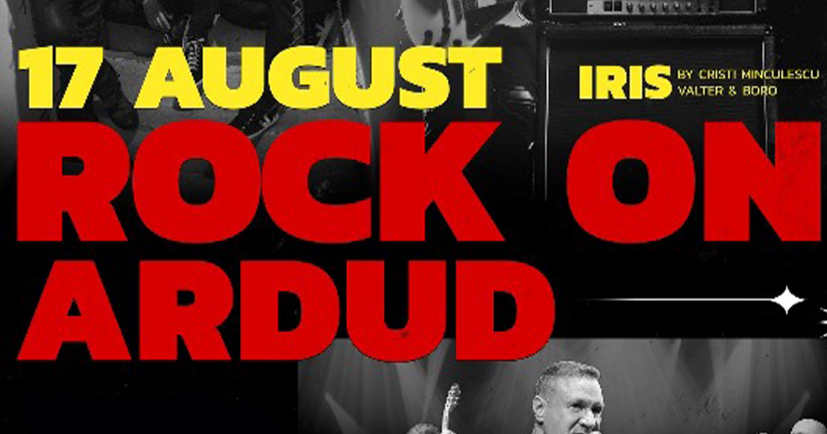 Rock la Cetate. Concerte Iris, Cargo, Talisman și  HoldEső la Ardud. Organizatorii promit și un spectaculos foc de artificii
