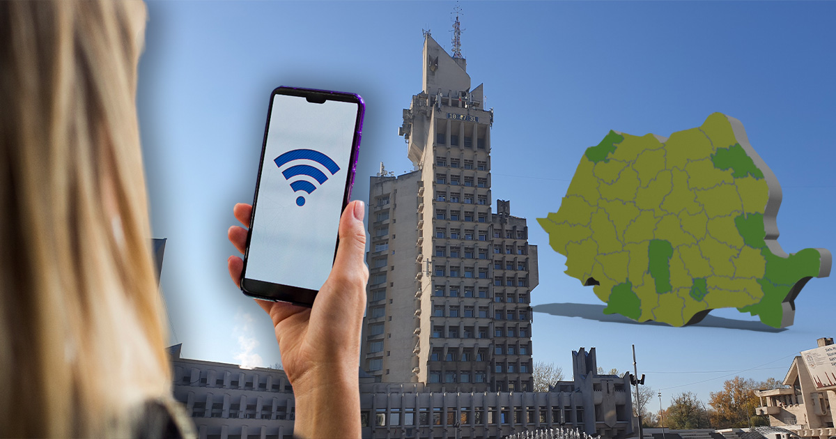 HARTĂ. Topul vitezelor de internet mobil pe județe. Satu Mare conduce clasamentul
